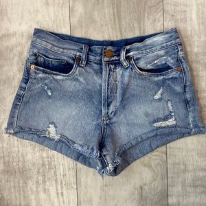 Denim Distressed shorts